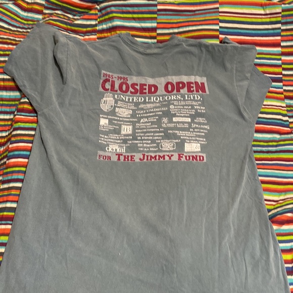 Vintage single stitch just hit it graphic logo, double side, close open tshirt - Picture 12 of 13